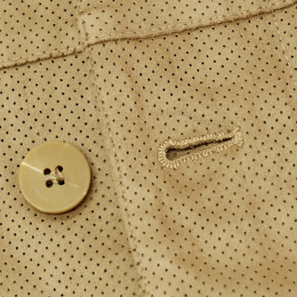 【新品アウトレット】ガウディ GAUDI 26SS エコスエード 26SS エコスエードブルゾン ベージュ【 L 】【 状態ランクN- 】【 メンズ 】