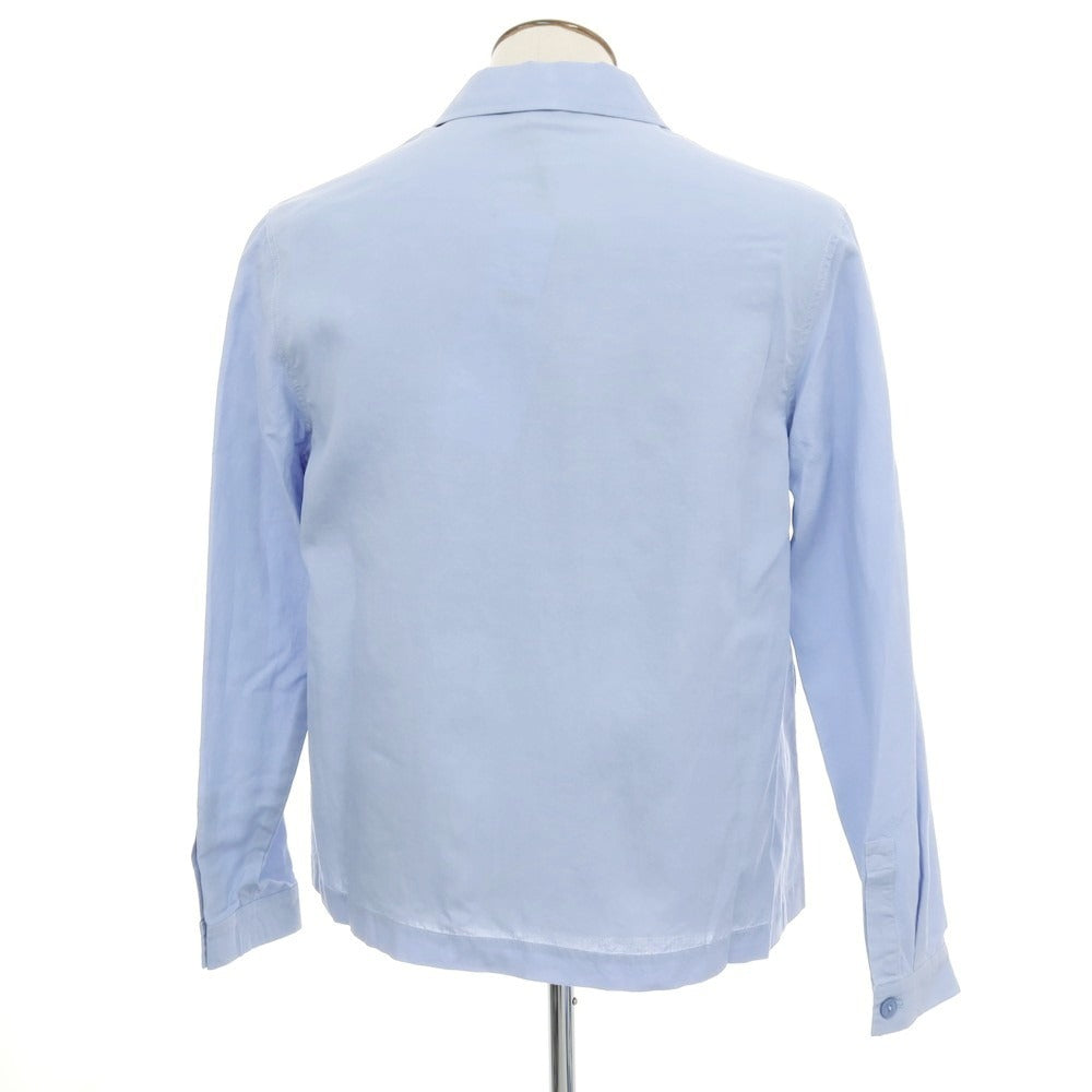 【新品アウトレット】ガウディ GAUDI 26SS リヨセルリネン ワークジャケット ライトブルー【 50 】【 状態ランクN- 】【 メンズ 】