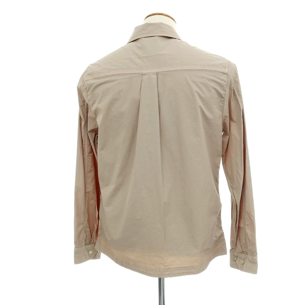 【新品】ガウディ GAUDI 26SS ナイロン シャツブルゾン ベージュ【 48 】【 状態ランクN 】【 メンズ 】