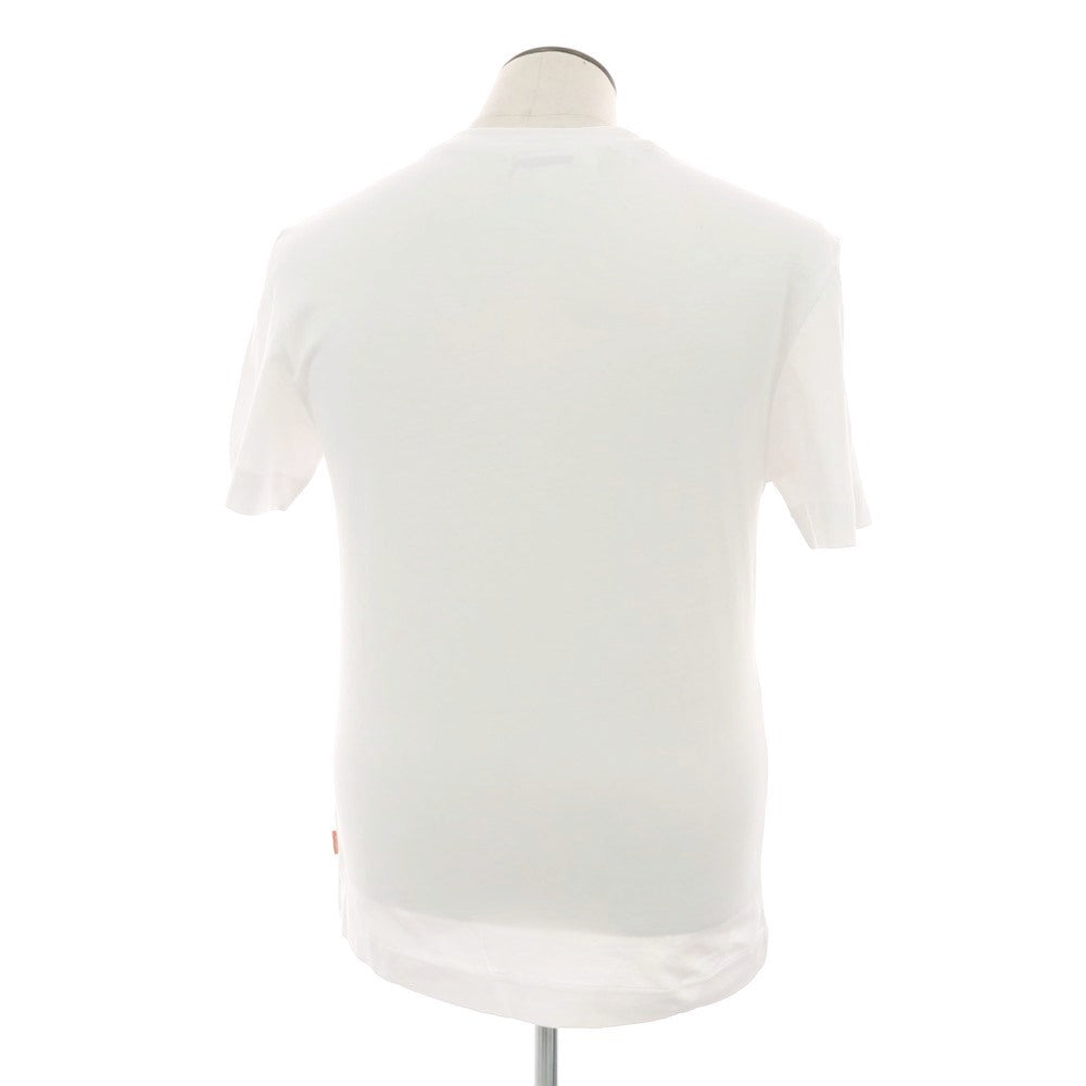 【新品アウトレット】ガウディ GAUDI コットン クルーネック 半袖Tシャツ ホワイト【 L 】【 状態ランクN- 】【 メンズ 】