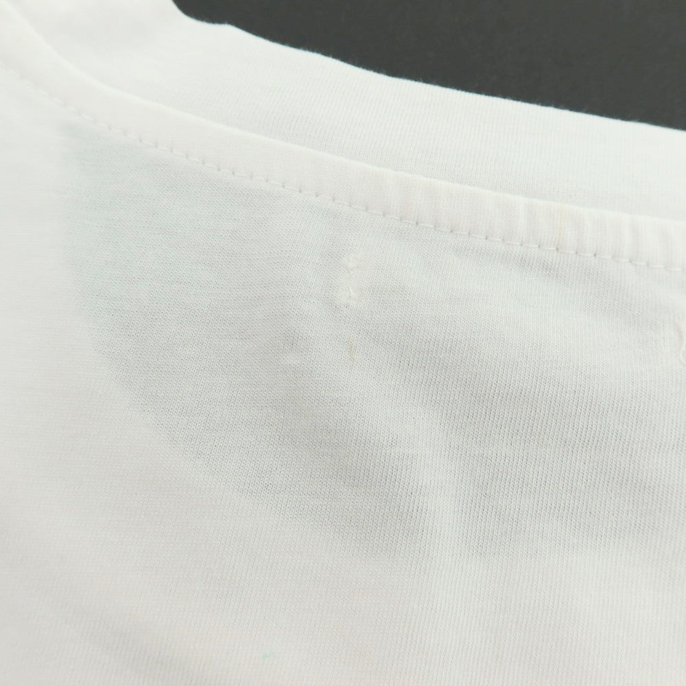 【新品アウトレット】ガウディ GAUDI コットン クルーネック 半袖Tシャツ ホワイト【 L 】【 状態ランクN- 】【 メンズ 】