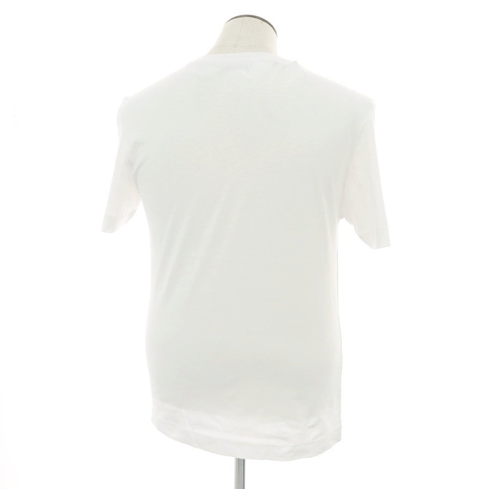 【新品アウトレット】ガウディ GAUDI コットン クルーネック 半袖Tシャツ ホワイト【 L 】【 状態ランクN- 】【 メンズ 】