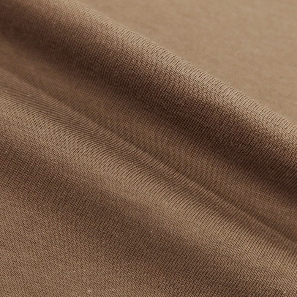 【新品】ガウディ GAUDI コットン Vネック 半袖Tシャツ ブラウン【 L 】【 状態ランクN 】【 メンズ 】