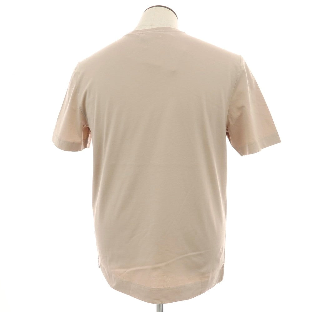 【新品】ガウディ GAUDI コットン 半袖Tシャツ ベージュ【 L 】【 状態ランクN 】【 メンズ 】