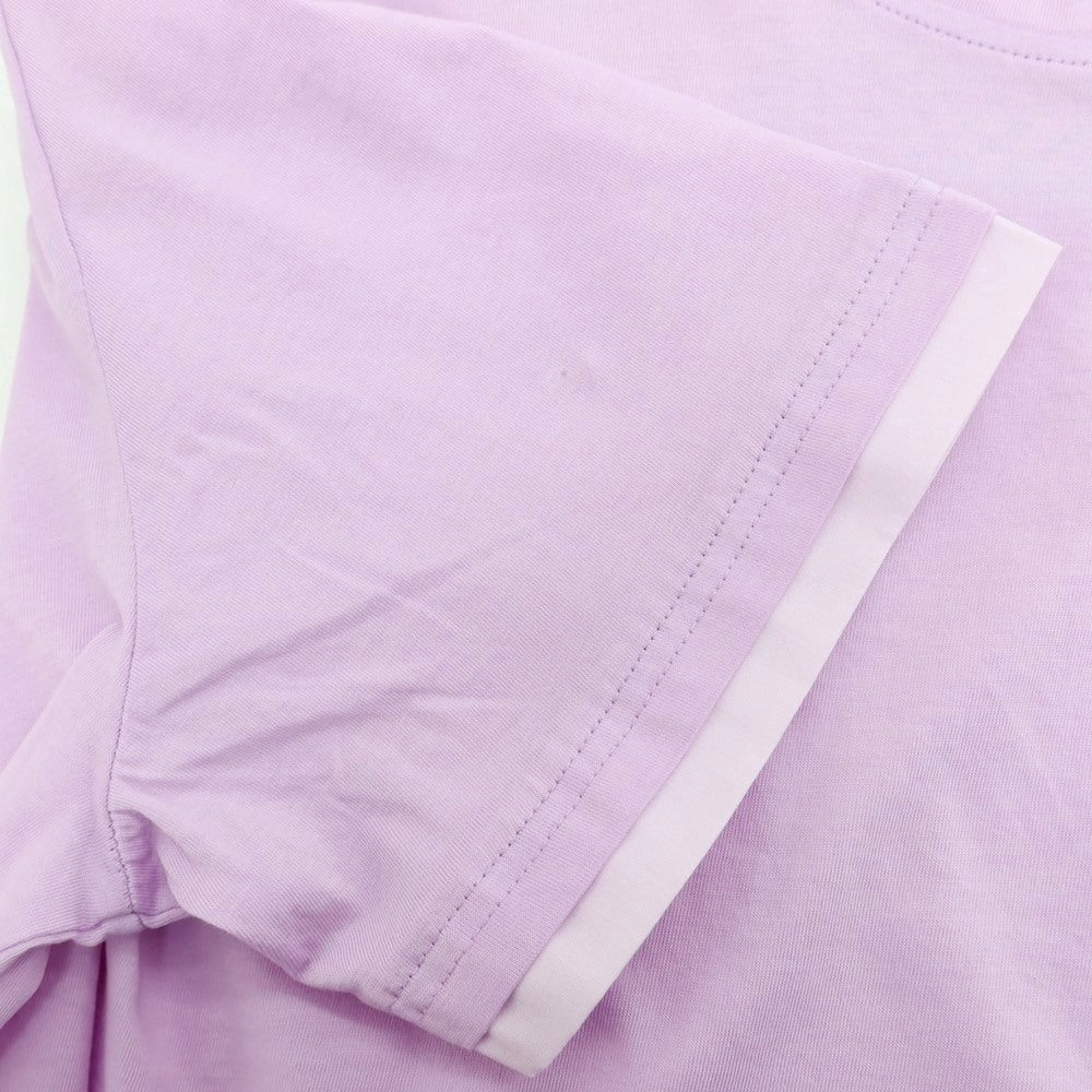【新品アウトレット】ガウディ GAUDI コットン クルーネック ポケット 半袖Tシャツ ピンクラベンダー【 L 】【 状態ランクN- 】【 メンズ 】