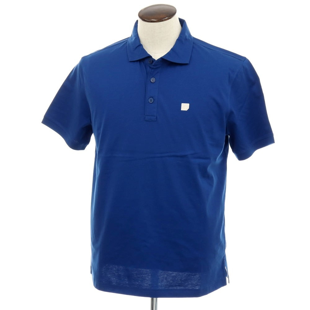 【新品】ガウディ GAUDI コットン 半袖ポロシャツ ダークブルー【 L 】【 状態ランクN 】【 メンズ 】
