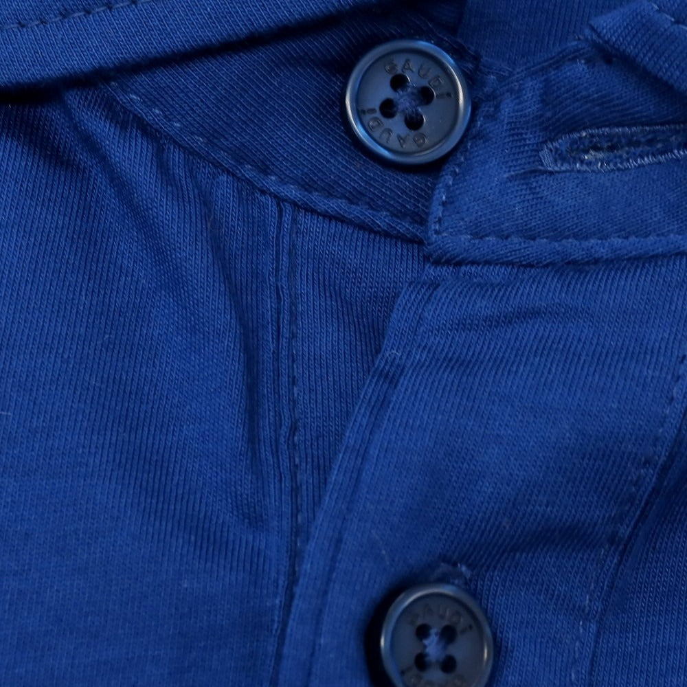 【新品】ガウディ GAUDI コットン 半袖ポロシャツ ダークブルー【 L 】【 状態ランクN 】【 メンズ 】