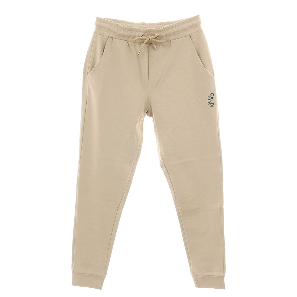 【新品】ガウディ GAUDI コットン スウェット ジョガーパンツ ダークベージュ【 L 】【 状態ランクN 】【 メンズ 】