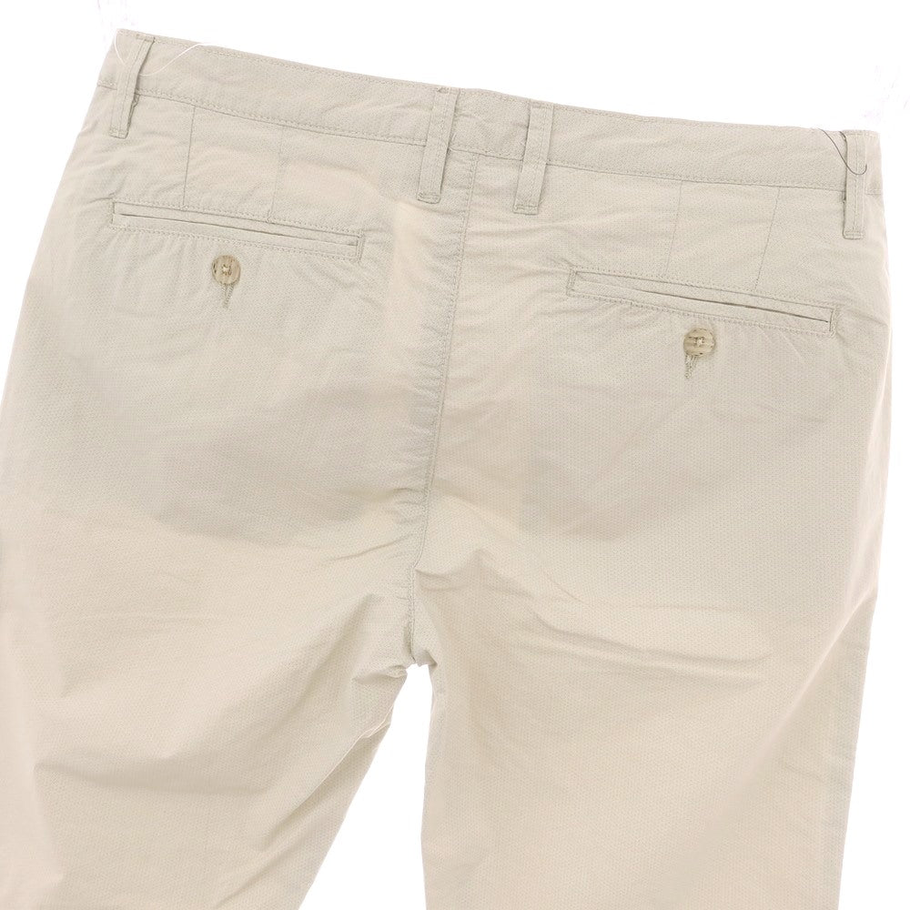 【新品アウトレット】ガウディ GAUDI ストレッチ コットン カジュアルスラックスパンツ ベージュ【 34 】【 状態ランクN- 】【 メンズ 】