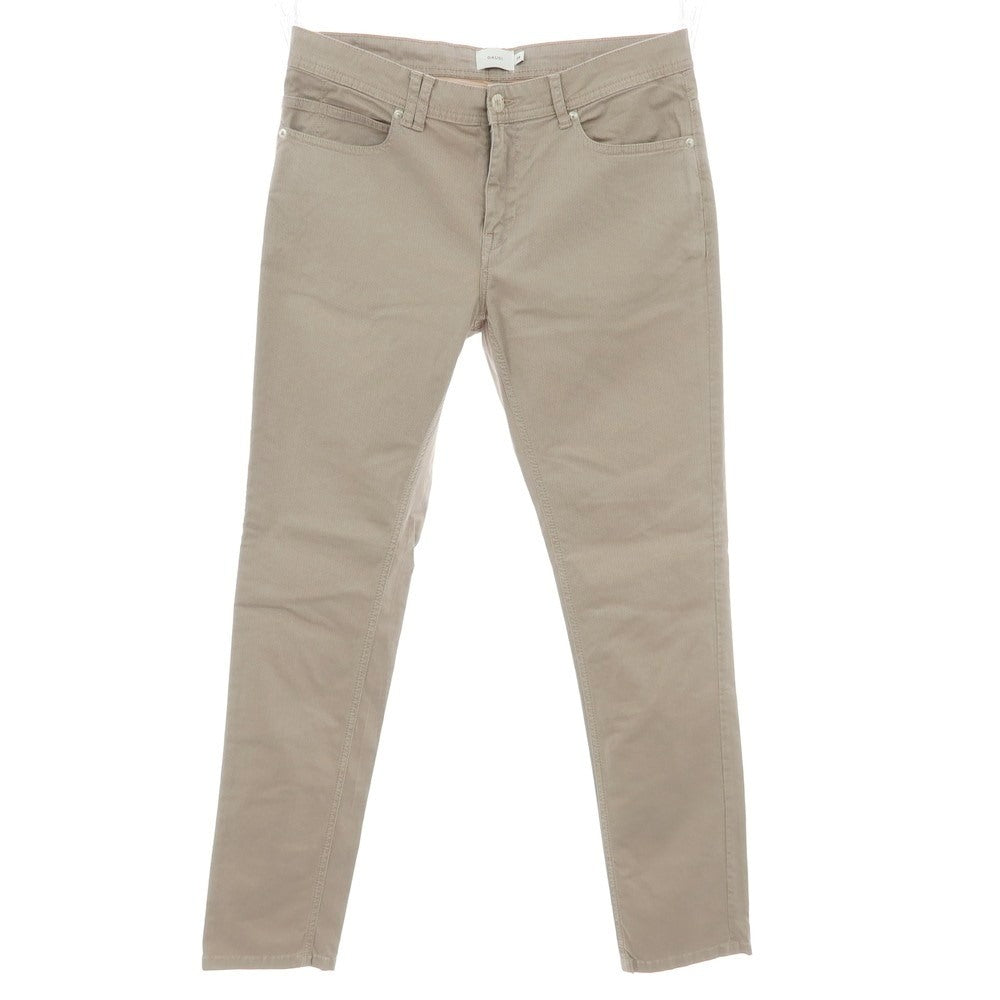 【新品】ガウディ GAUDI ストレッチ コットン 5ポケットパンツ アッシュブラウン【 34 】【 状態ランクN 】【 メンズ 】