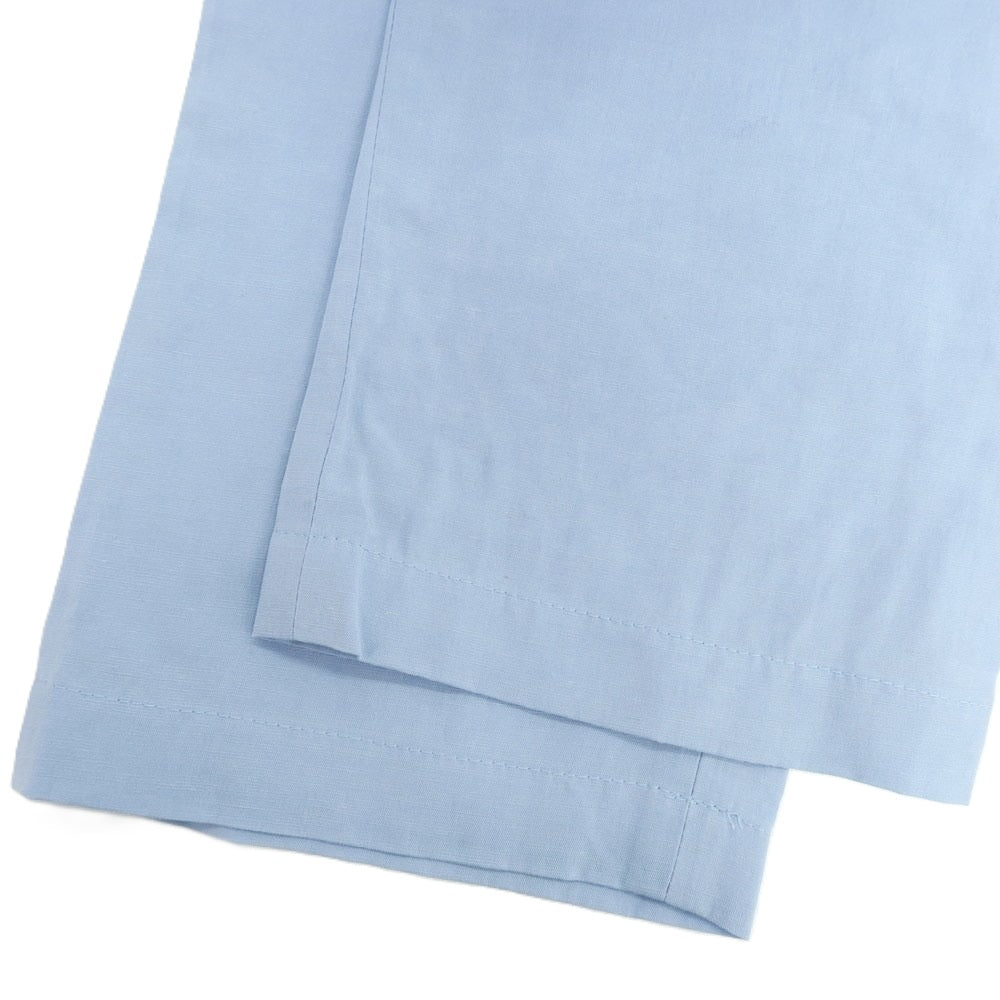 【新品】ガウディ GAUDI リヨセルリネンレーヨン イージースラックスパンツ ライトブルー【 L 】【 状態ランクN 】【 メンズ 】