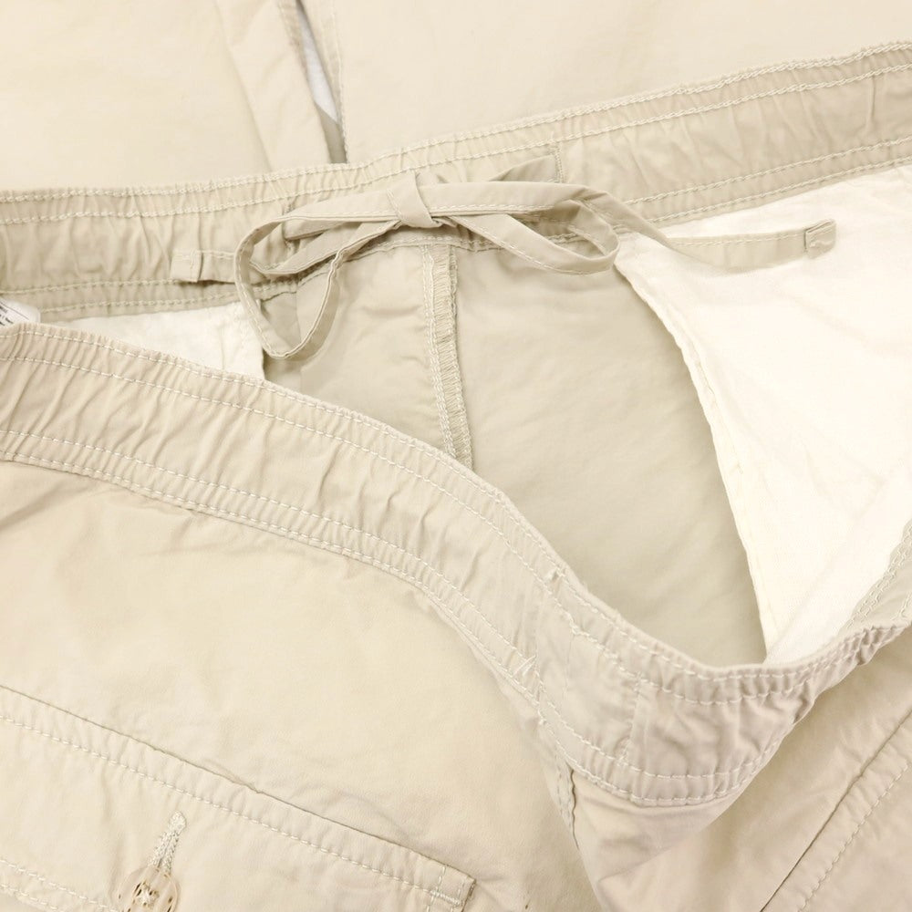 【新品アウトレット】ガウディ GAUDI ストレッチ コットン カーゴ ショートパンツ ベージュ【 L 】【 状態ランクN- 】【 メンズ 】