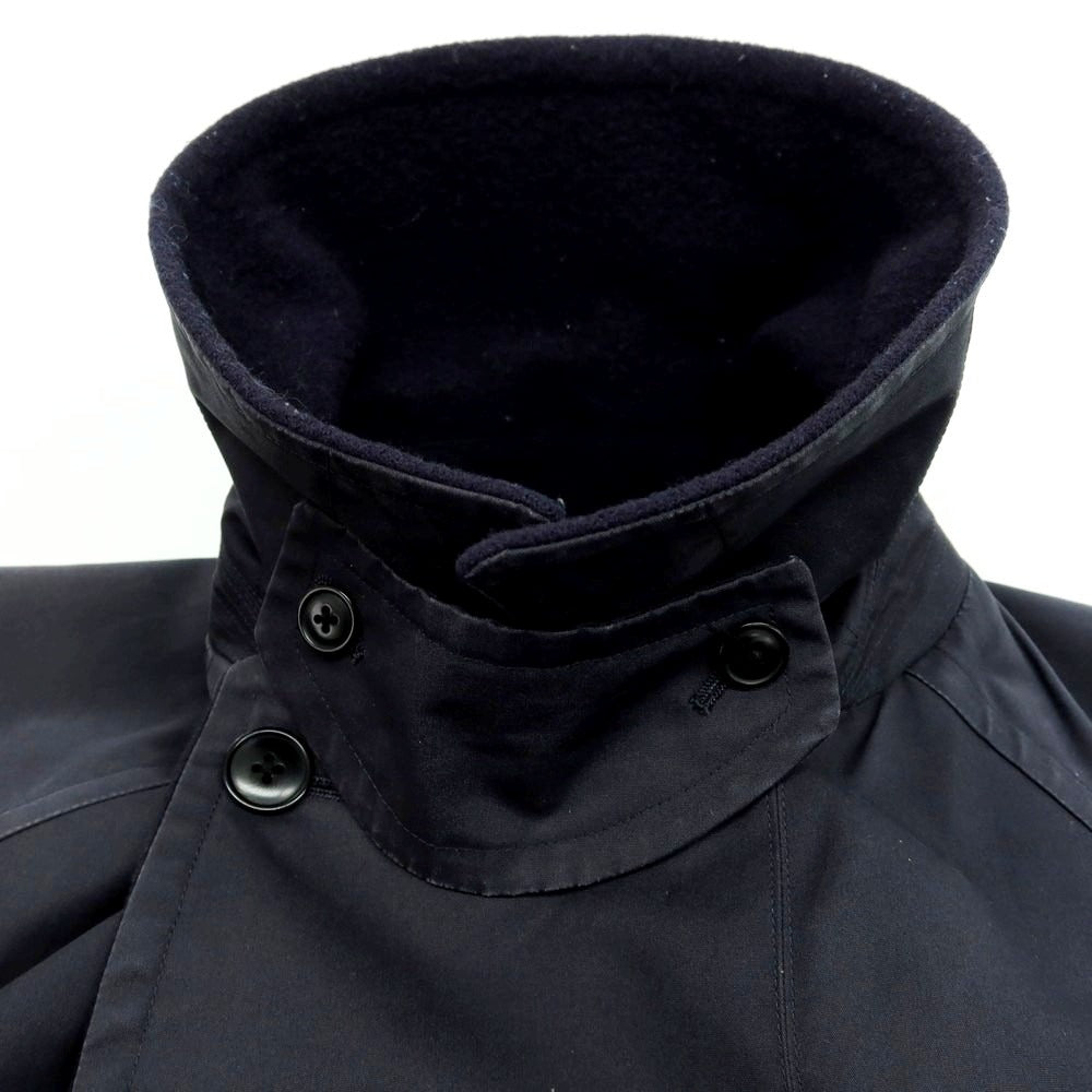 【中古】コモリ COMOLI コットン×ウール タイロッケンコート ネイビー【 1 】【 状態ランクD 】【 メンズ 】