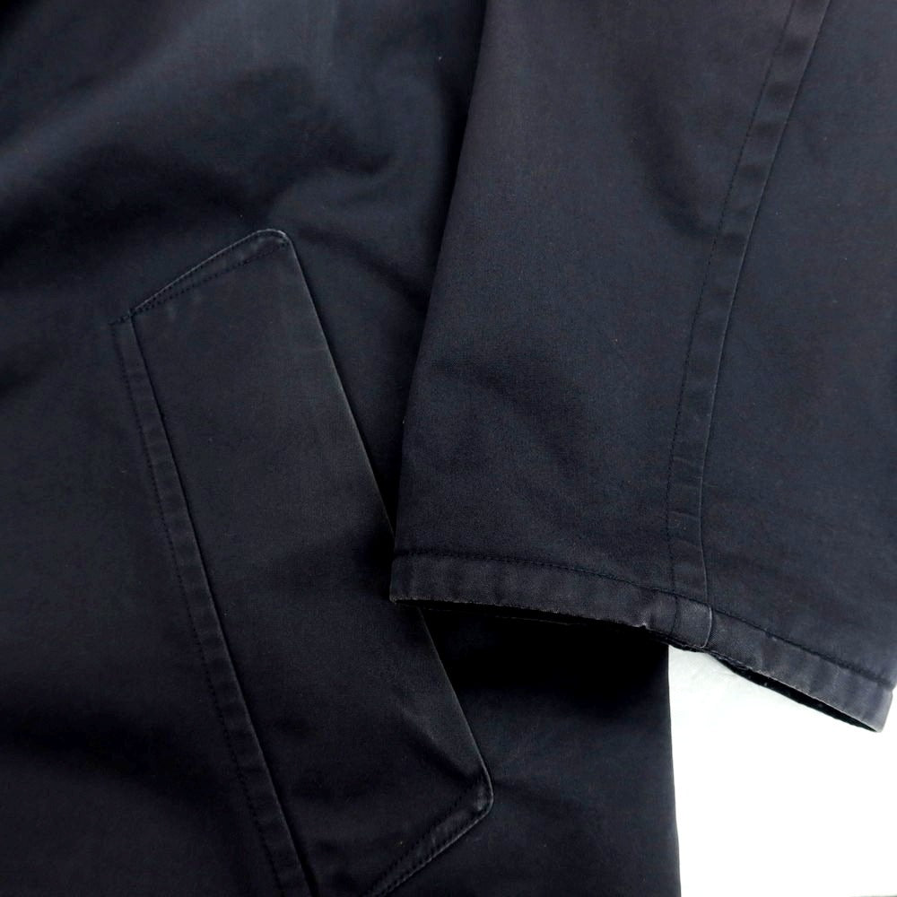 【中古】コモリ COMOLI コットン×ウール タイロッケンコート ネイビー【 1 】【 状態ランクD 】【 メンズ 】