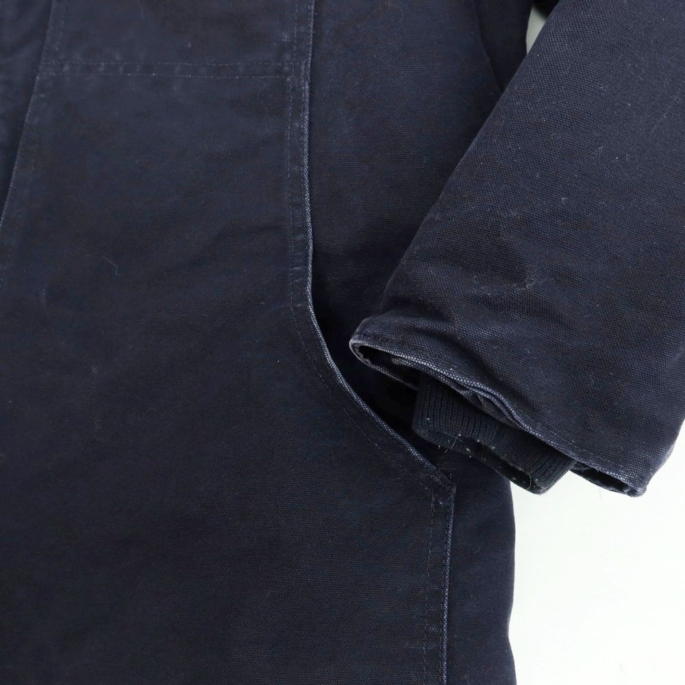 【中古】カーハート Carhartt ダックコットン 中綿ブルゾン ネイビー【 XL 】【 状態ランクC 】【 メンズ 】