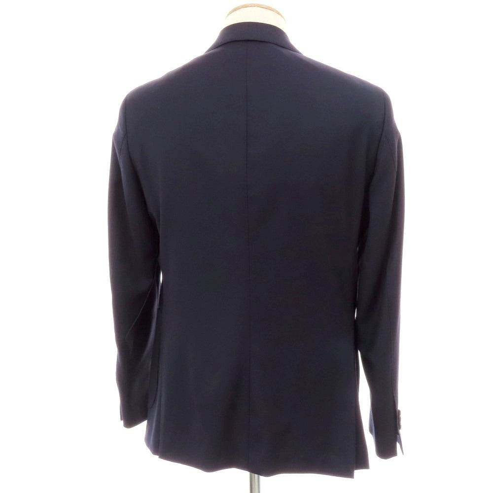【中古】カミチャニスタ CAMICIANISTA SUPER130’S ウール 3B テーラードジャケット ネイビー【 S 】【 状態ランクC 】【 メンズ 】