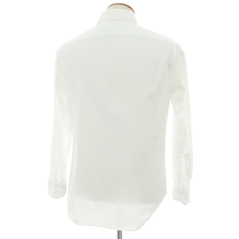 【中古】ジャンネット giannetto コットン ホリゾンタルカラー ドレスシャツ ホワイト【 39 】【 状態ランクC 】【 メンズ 】
