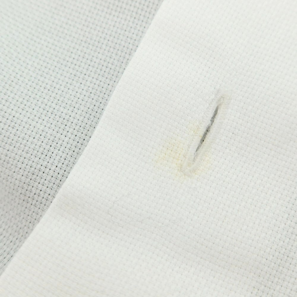 【中古】ジャンネット giannetto コットン ホリゾンタルカラー ドレスシャツ ホワイト【 39 】【 状態ランクC 】【 メンズ 】