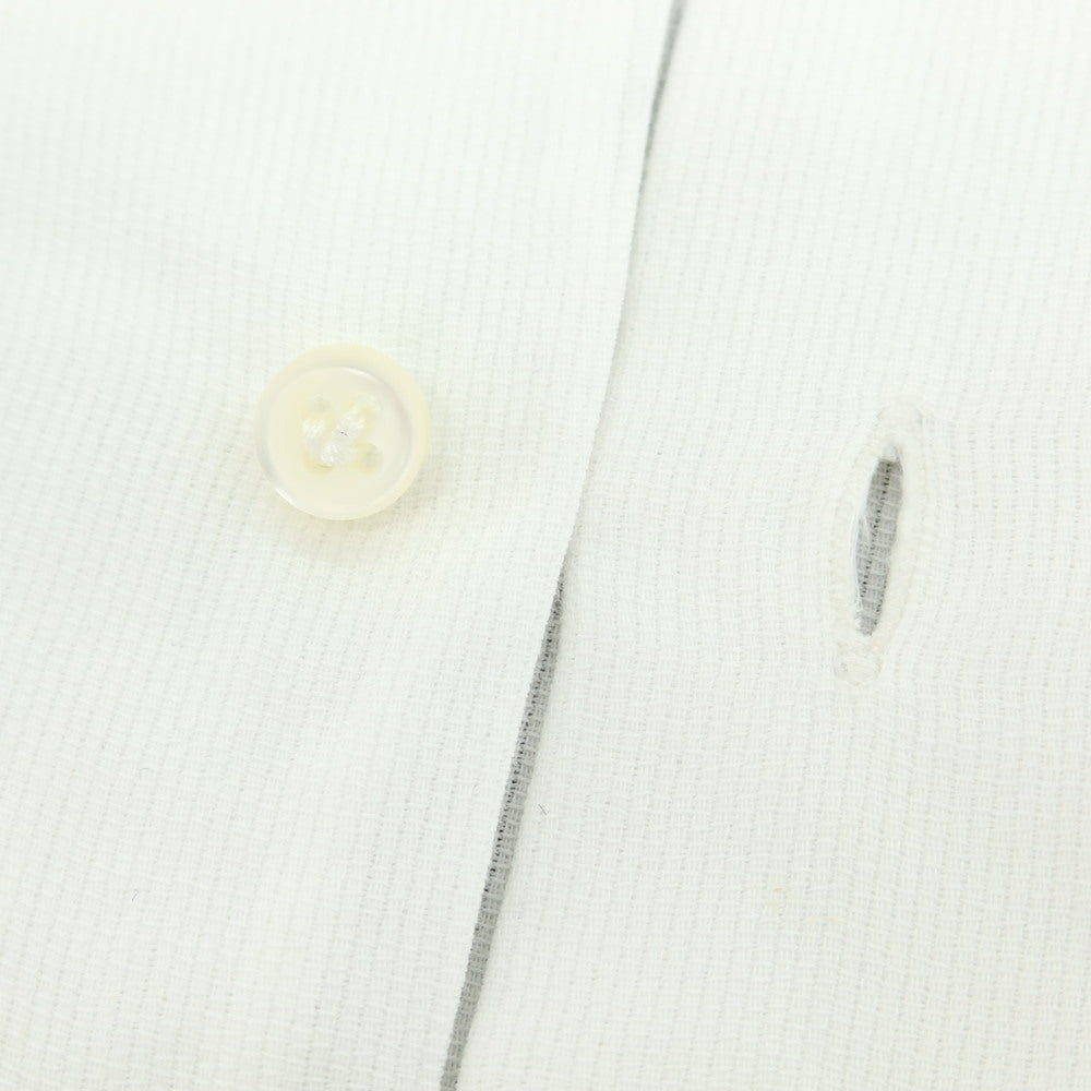 【中古】ジョバンニ イングレーゼ Giovanni Inglese コットン カッタウェイ ワンピースカラー ドレスシャツ ホワイト【 S 】【 状態ランクC 】【 メンズ 】