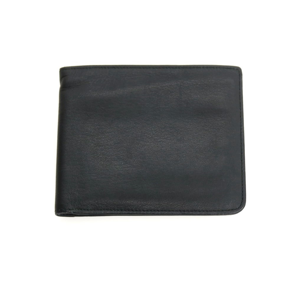 【SALE30%OFF/返品不可】【中古】コノリー CONNOLLY レザー 二つ折り財布 ブラック【 状態ランクC 】【 メンズ 】