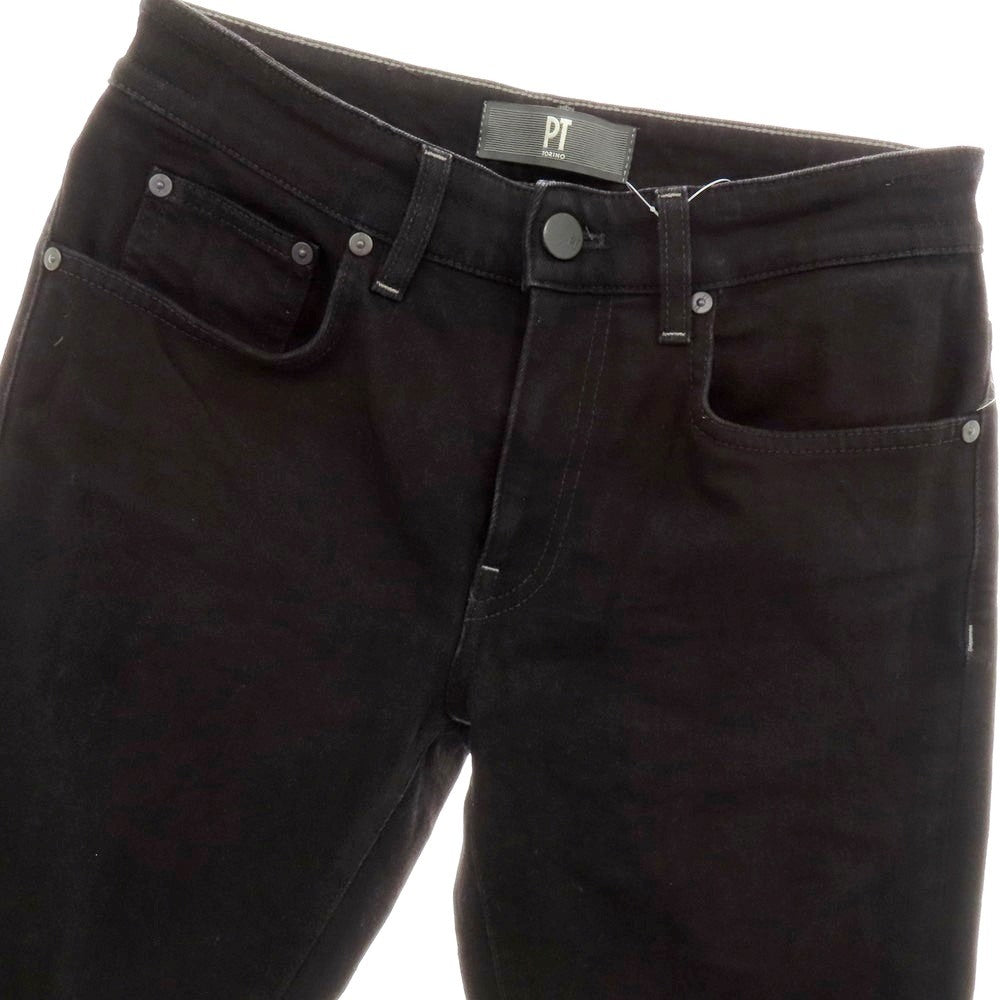 【中古】ピーティートリノ デニム PT TORINO DENIM SWING ストレッチ コットン デニムパンツ ブラック【 28 】【 状態ランクB 】【 メンズ 】