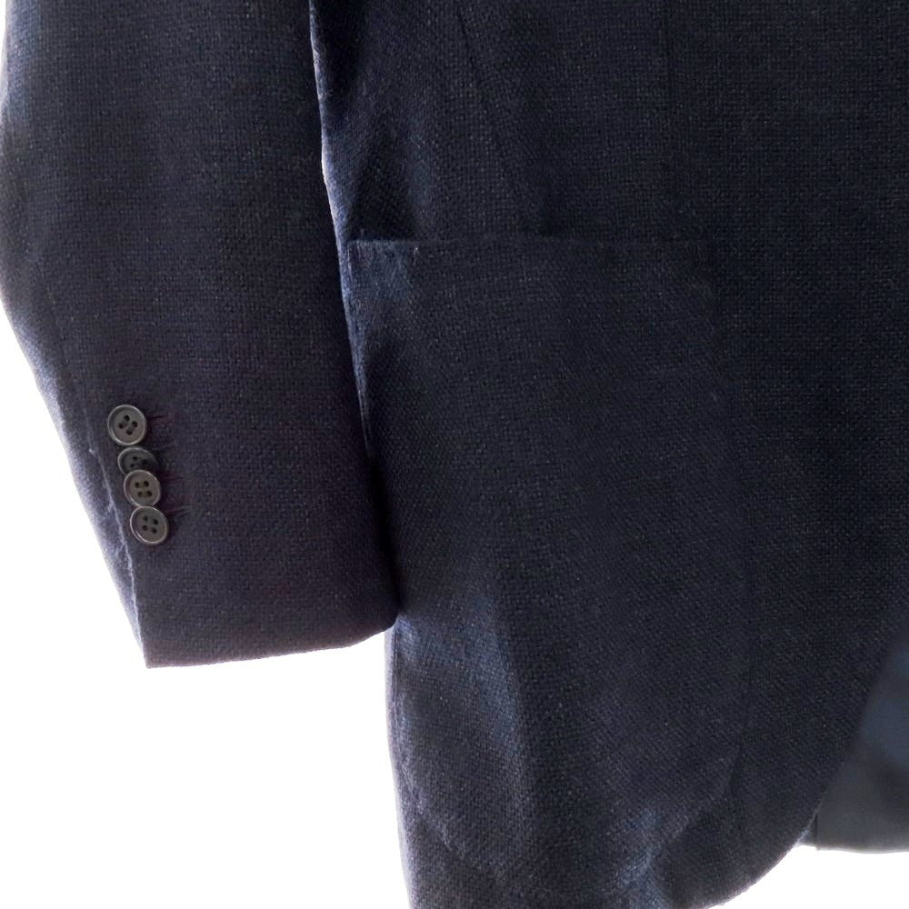 【中古】コルウ COL ウール系 3B テーラードジャケット ネイビー【 表記なし(S位) 】【 状態ランクC 】【 メンズ 】