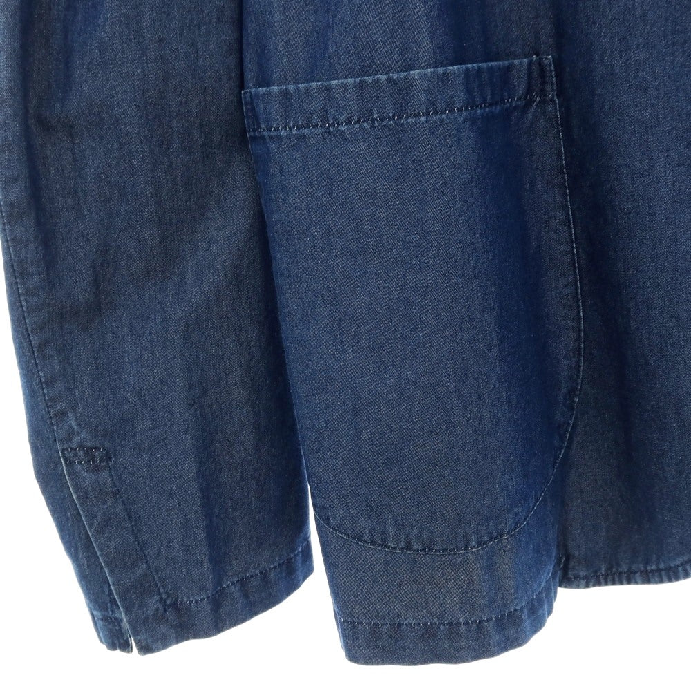 【中古】ジャンネット giannetto コットン シャンブレー 2B カジュアルジャケット ネイビー【サイズ46】【 状態ランクB 】【 メンズ 】