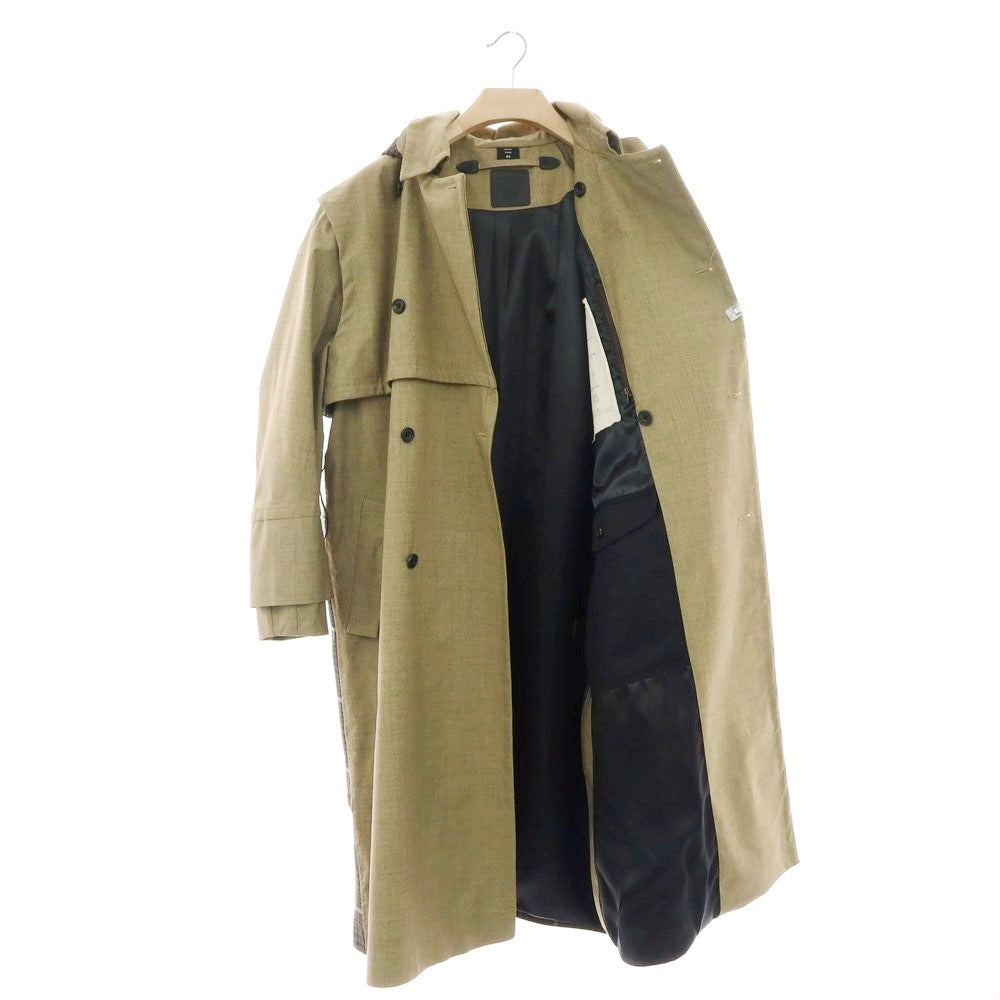 【中古】ノルウェージャンレイン Norwegian Rain MAYFAIR ポリエステル トレンチコート カーキxブラウン【 XS 】【 状態ランクB 】【 メンズ 】