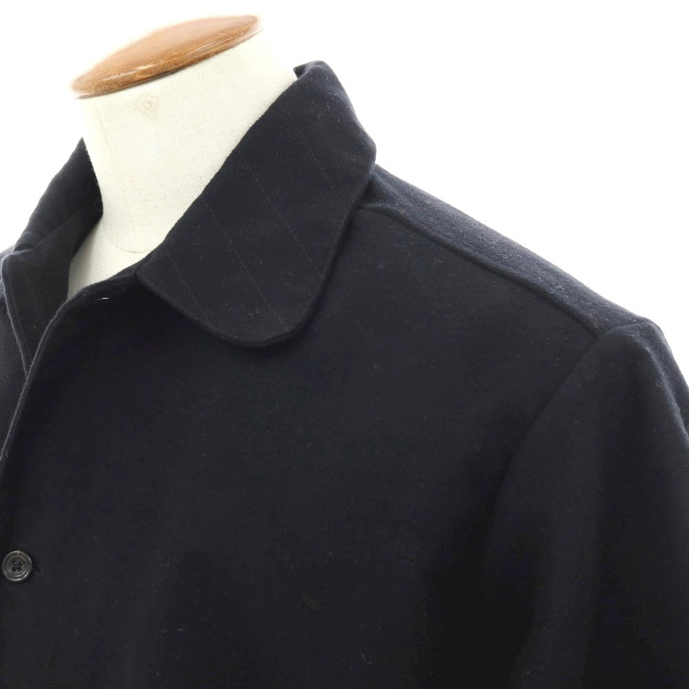 【中古】ティーマイケル T-MICHAEL コットン ラウンドカラー ロングシャツ ブラック【 M 】【 状態ランクB 】【 メンズ 】