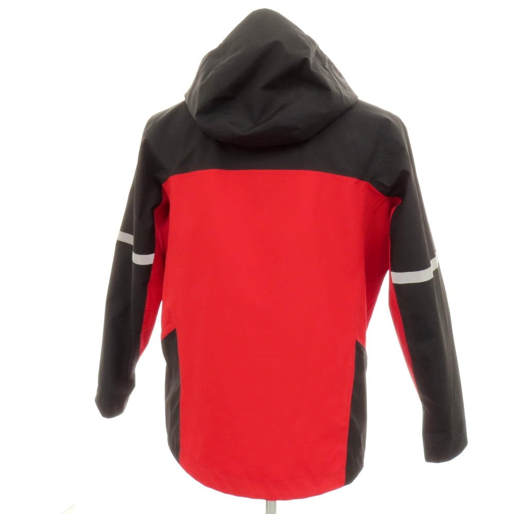 【中古】ポールアンドシャーク PAUL&SHARK ポリエステル フーデッド シェルジャケット レッドxブラック【 M 】【 状態ランクB 】【 メンズ 】