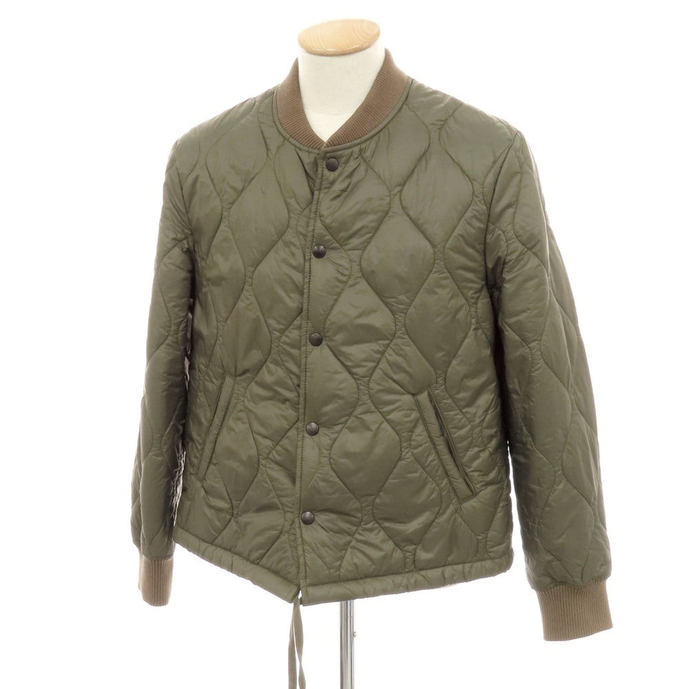 【中古】セーブカーキユナイテッド SAVE KHAKI UNITED ナイロン キルティング 中綿ブルゾン オリーブ【 S 】【 状態ランクC 】【 メンズ 】