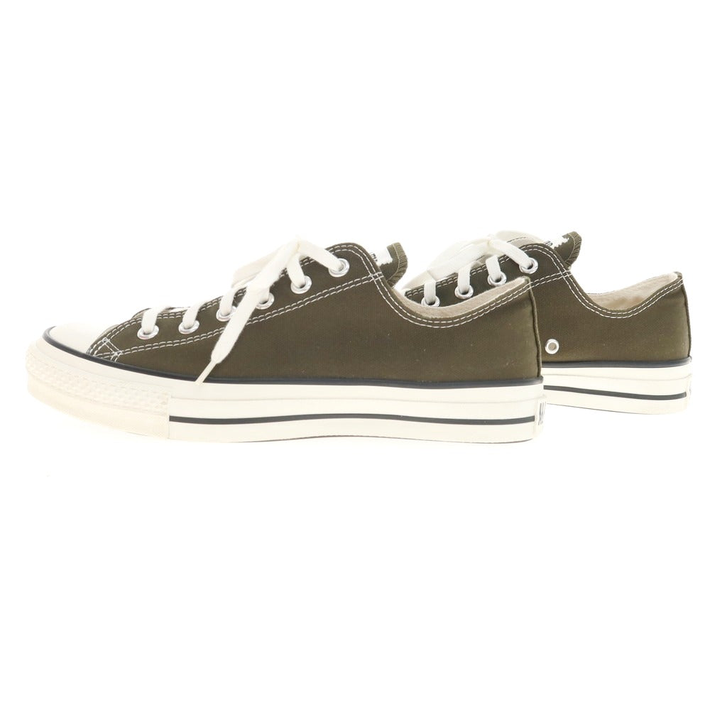 【中古】コンバース CONVERSE MADE IN JAPAN オールスターLow スニーカー カーキ【 26.5 】【 状態ランクB 】【 メンズ 】