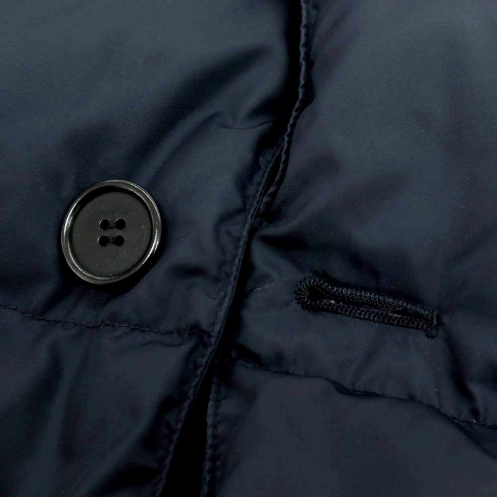 【中古】アスペジ ASPESI ナイロン ダウンコート ネイビー【 XS 】【 状態ランクC 】【 メンズ 】