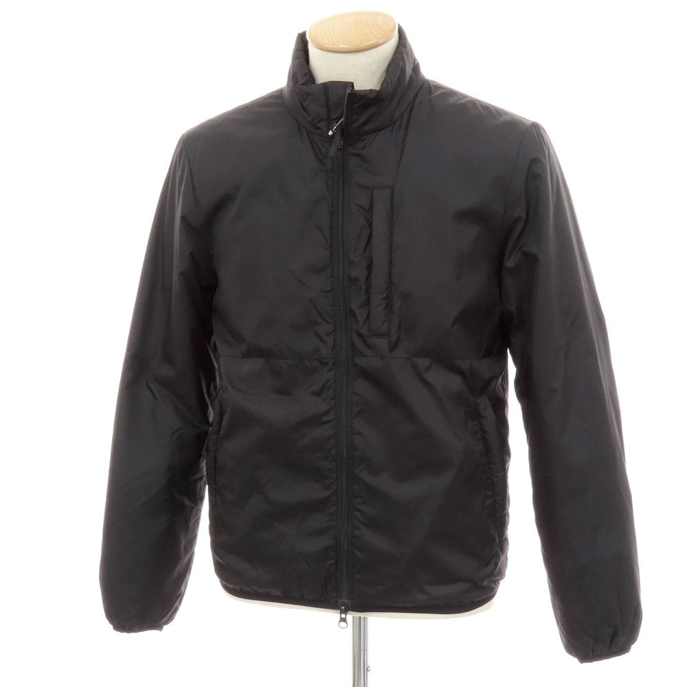 【中古】アスペジ ASPESI ナイロン スタンドカラー ダブルジップ 中綿ブルゾン ブラック【 XS 】【 状態ランクC 】【 メンズ 】