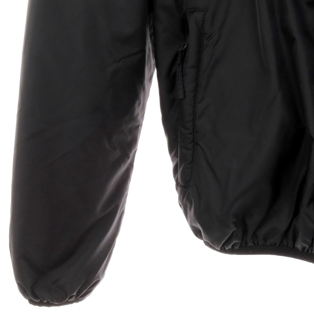 【中古】アスペジ ASPESI ナイロン スタンドカラー ダブルジップ 中綿ブルゾン ブラック【 XS 】【 状態ランクC 】【 メンズ 】