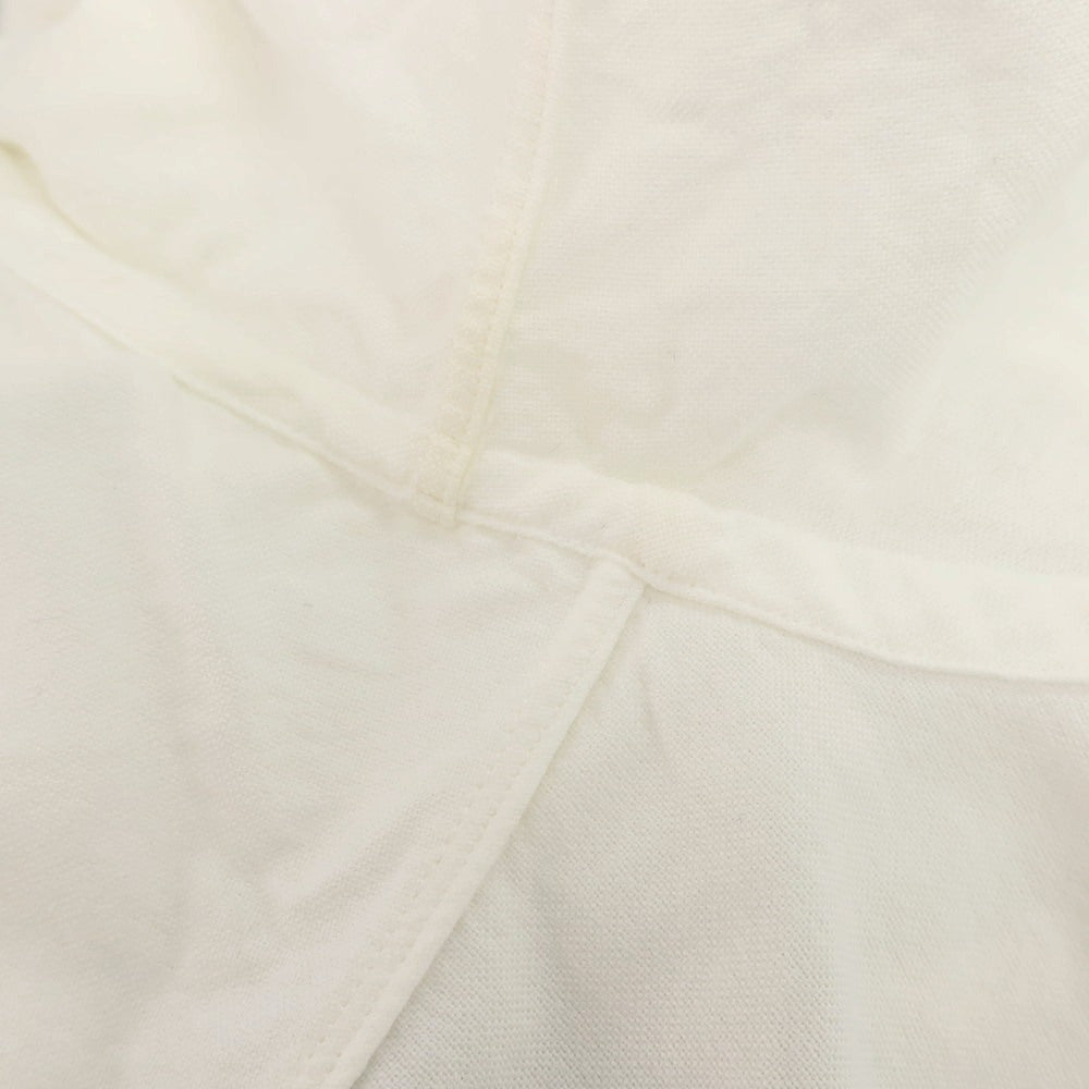 【中古】ジャンネット giannetto コットン ホリゾンタルカラー カジュアルシャツ ホワイト【 37 】【 状態ランクC 】【 メンズ 】