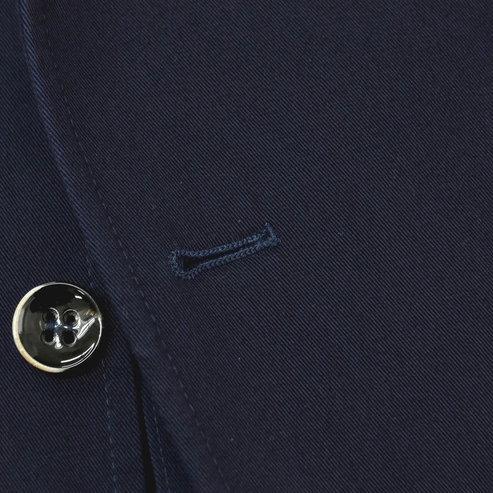 【中古】パオロ ペコラ PAOLO PECORA ストレッチ コットン 2B カジュアルジャケット ネイビー【サイズ50】【 状態ランクC 】【 メンズ 】