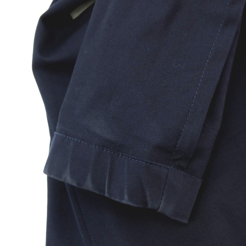 【中古】パオロ ペコラ PAOLO PECORA ストレッチ コットン 2B カジュアルジャケット ネイビー【サイズ50】【 状態ランクC 】【 メンズ 】