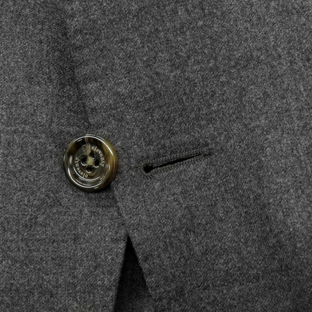 【中古】イレブンティ eleventy ウール テーラードジャケット グレー【 表記なし(S位) 】【 状態ランクB 】【 メンズ 】