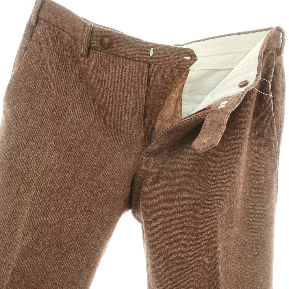 【中古】インコテックス INCOTEX ウール カジュアルスラックスパンツ ブラウン【 50 】【 状態ランクC 】【 メンズ 】