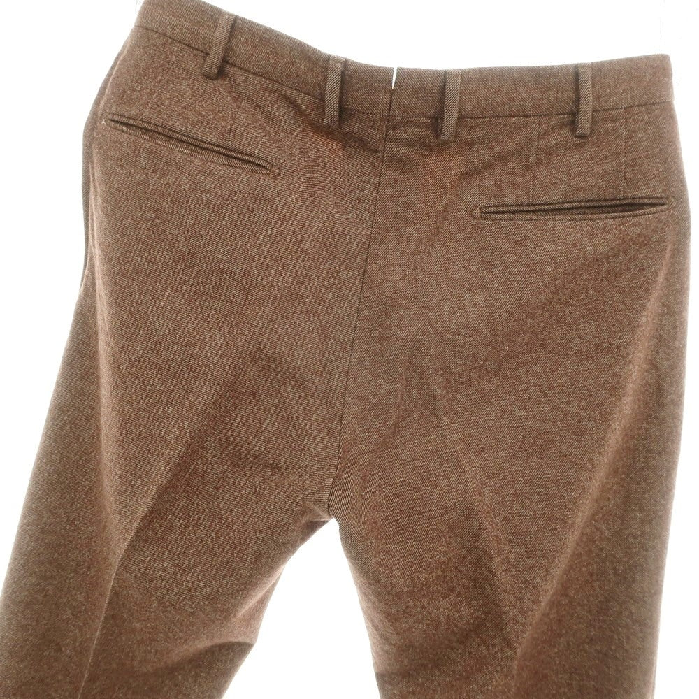 【中古】インコテックス INCOTEX ウール カジュアルスラックスパンツ ブラウン【 50 】【 状態ランクC 】【 メンズ 】