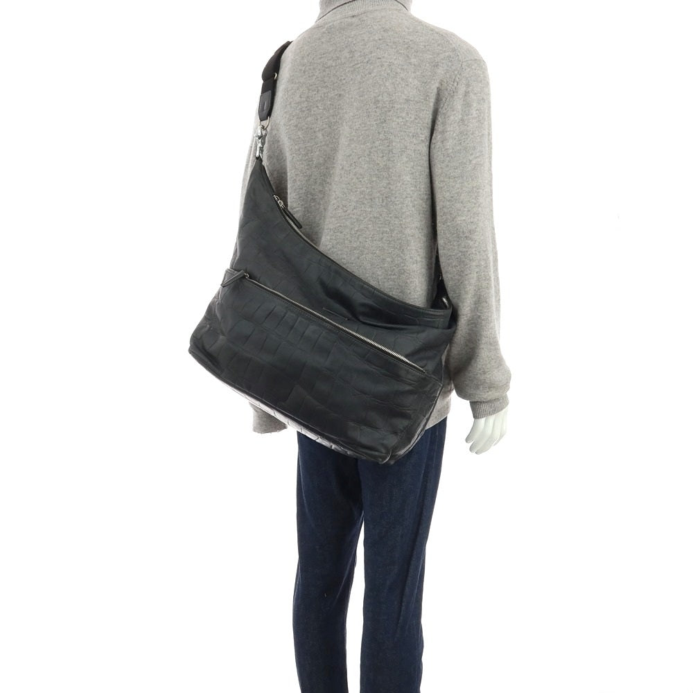 【中古】ダニエルアンドボブ Daniel & Bob レザー ショルダーバッグ ブラック【 状態ランクC 】【 メンズ 】
