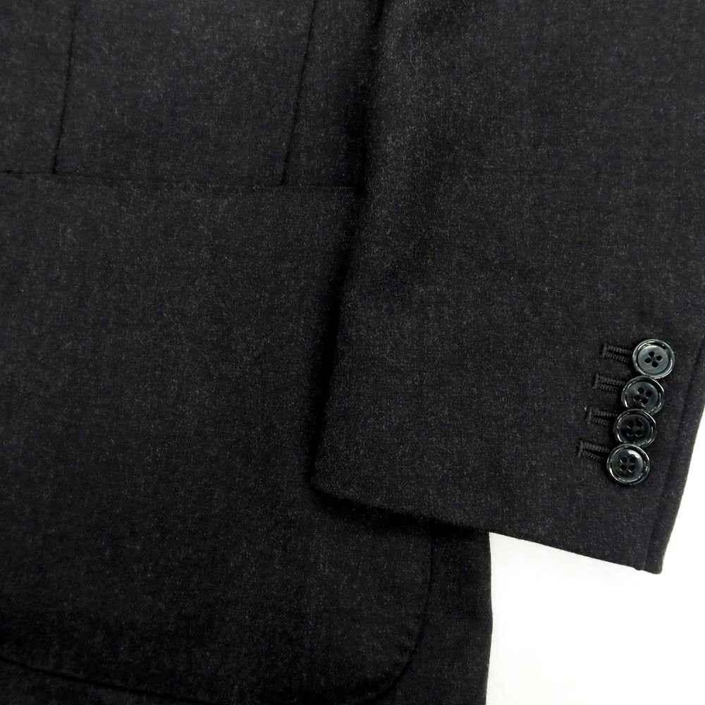 【中古】ラルディーニ LARDINI ストレッチウール 3つボタンスーツ チャコールグレー【 48 】【 状態ランクA 】【 メンズ 】