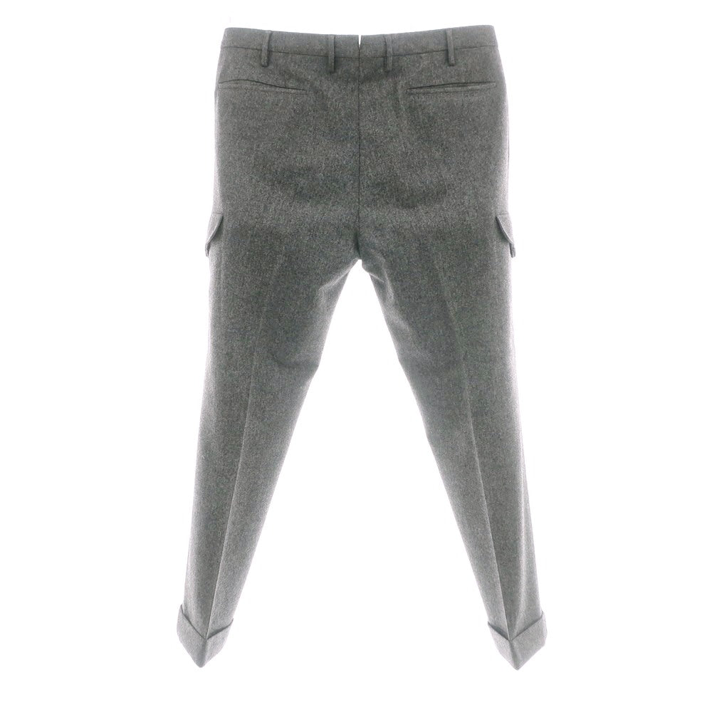 【中古】インコテックス INCOTEX SUPER100‘S ウール カーゴスラックスパンツ グレー【 48 】【 状態ランクB 】【 メンズ 】