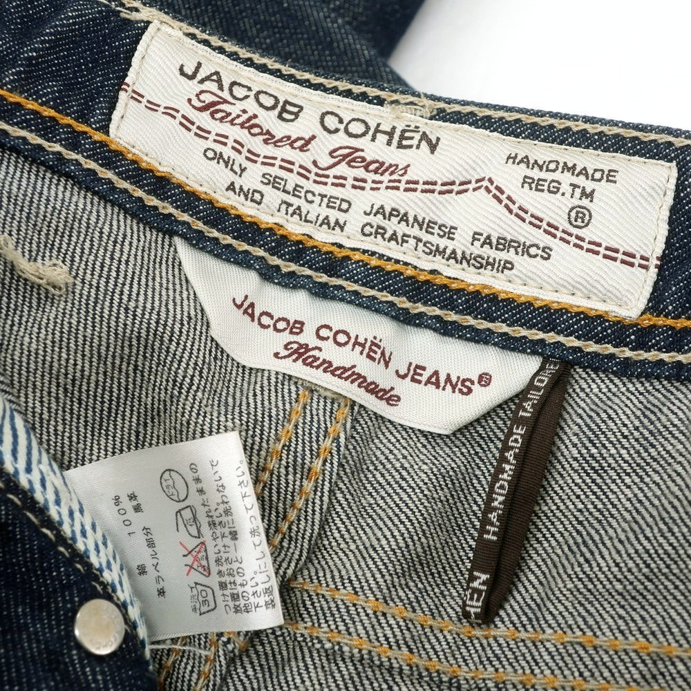 【中古】ヤコブコーエン JACOB COHEN J623 コットン デニムパンツ ジーンズ ネイビー【 30 】【 状態ランクC 】【 メンズ 】