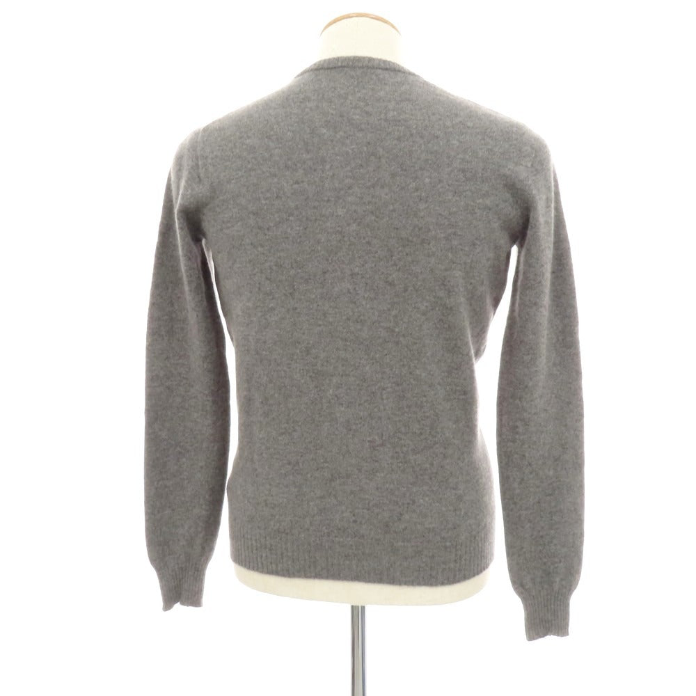 【中古】ザノーネ ZANONE ウールアンゴラ クルーネック プルオーバーニット グレー【 46 】【 状態ランクB 】【 メンズ 】