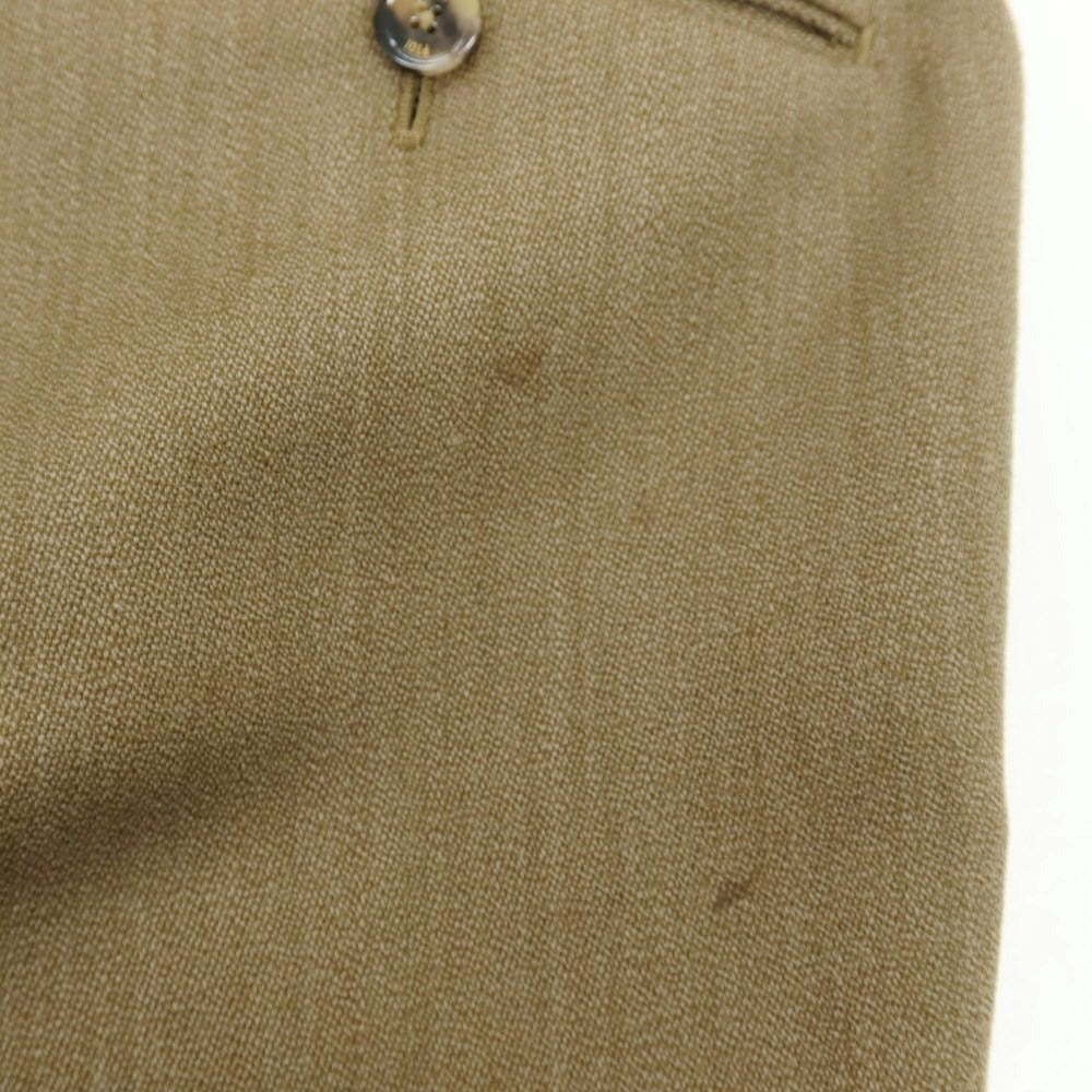 【中古】ピーティーゼロウーノ PT01 ウール ツープリーツ ドレススラックスパンツ カーキ【 44 】【 状態ランクC 】【 メンズ 】