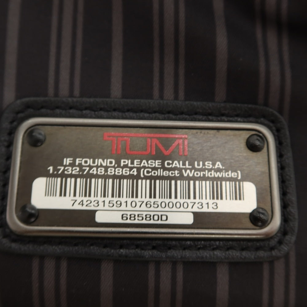 【中古】トゥミ TUMI 68580D レザー バックパック・リュック ブラック【 状態ランクC 】【 メンズ 】