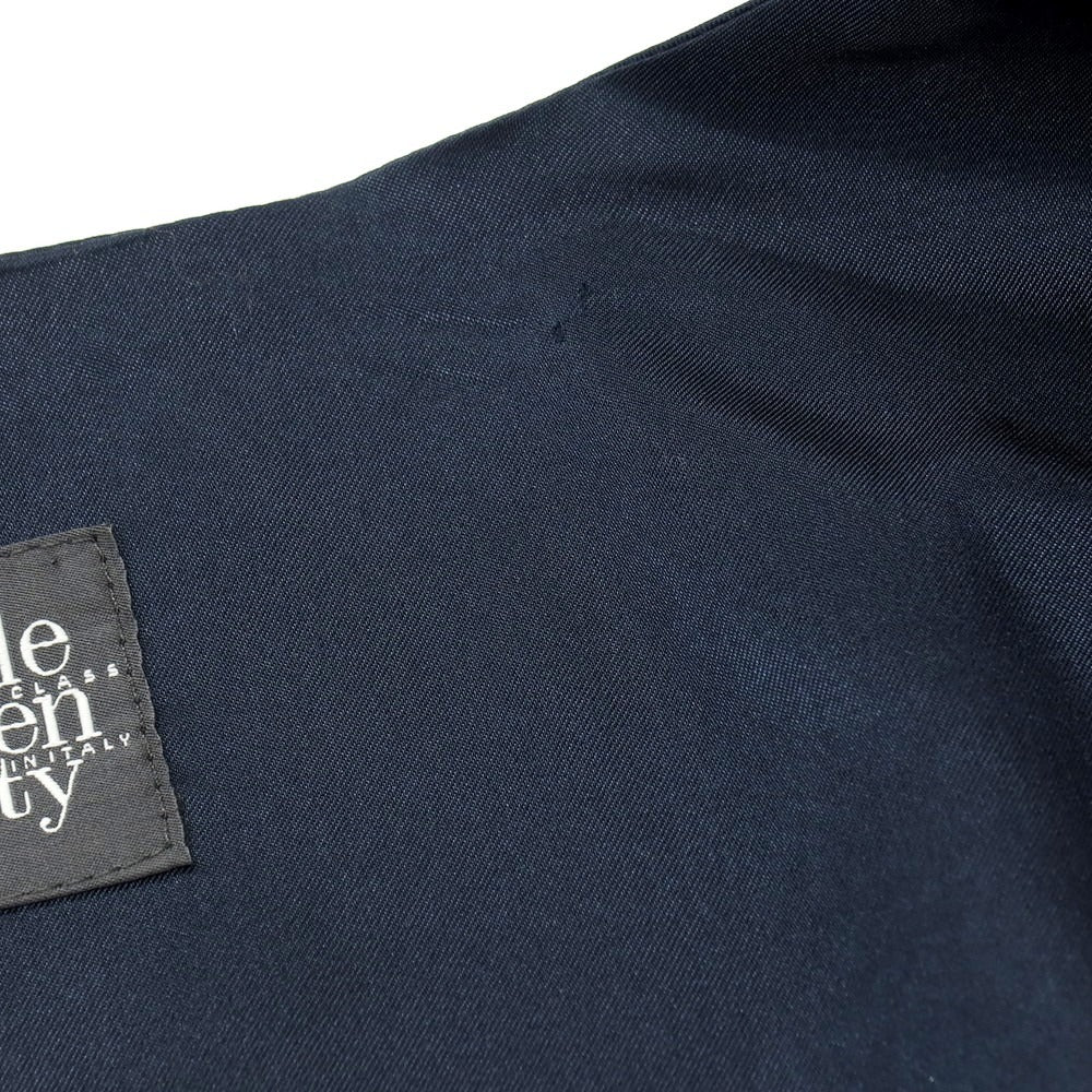 【中古】イレブンティ eleventy コットン ドレス系ジレ ベスト ネイビー【サイズ44】【 状態ランクB 】【 メンズ 】