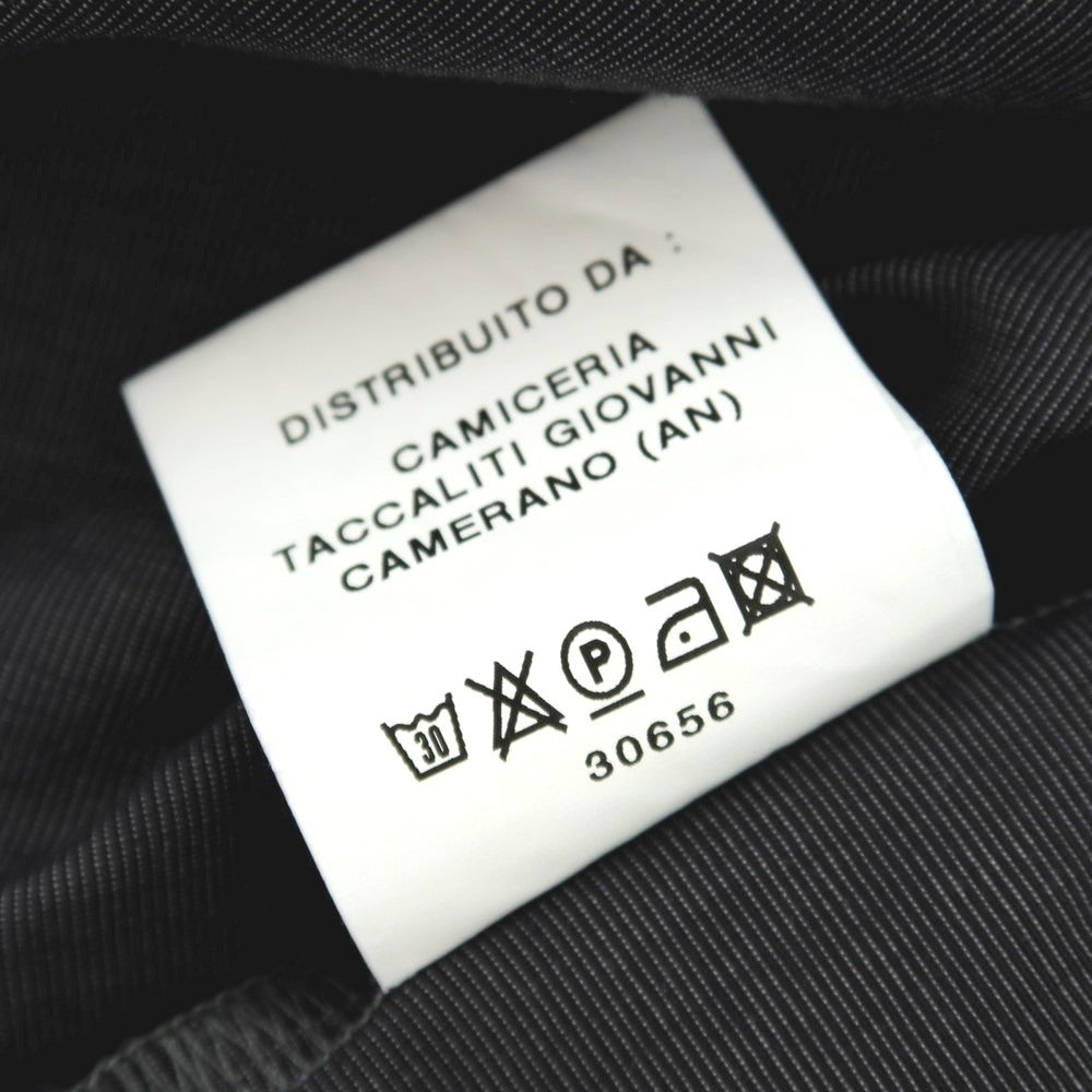 【中古】ギローバー GUY ROVER コットン バンドカラー カジュアルシャツ チャコール系【 XS 】【 状態ランクB 】【 メンズ 】